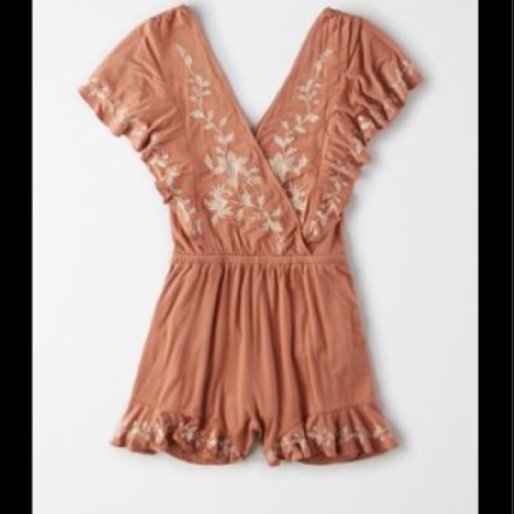 American eagle one piece Large, Blush color NWOT